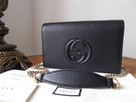 gucci soho wallet on chain|genuine gucci women wallet.